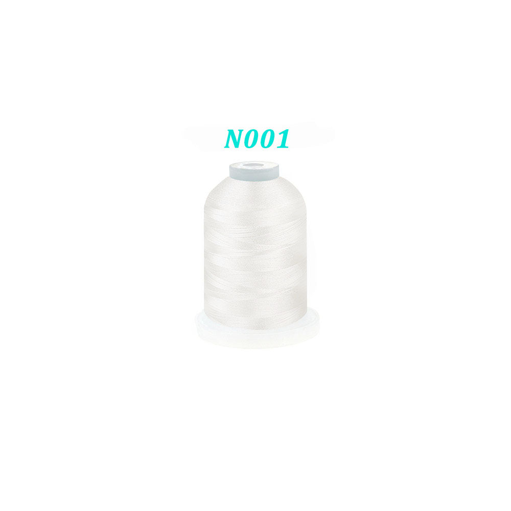 New brothread Single Huge Spool 1000M Each Polyester Embroidery Machine Thread 40WT - Janome Colors