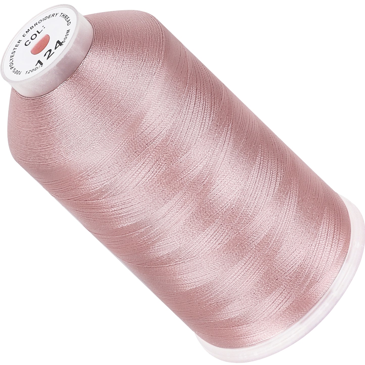 New brothread 100% Polyester with High Sheen Embroidery Thread, 5000M, 40WT(120D/2) 150+ Colors Selected for Commercial Multi Needles and Single Needle Embroidery Machine