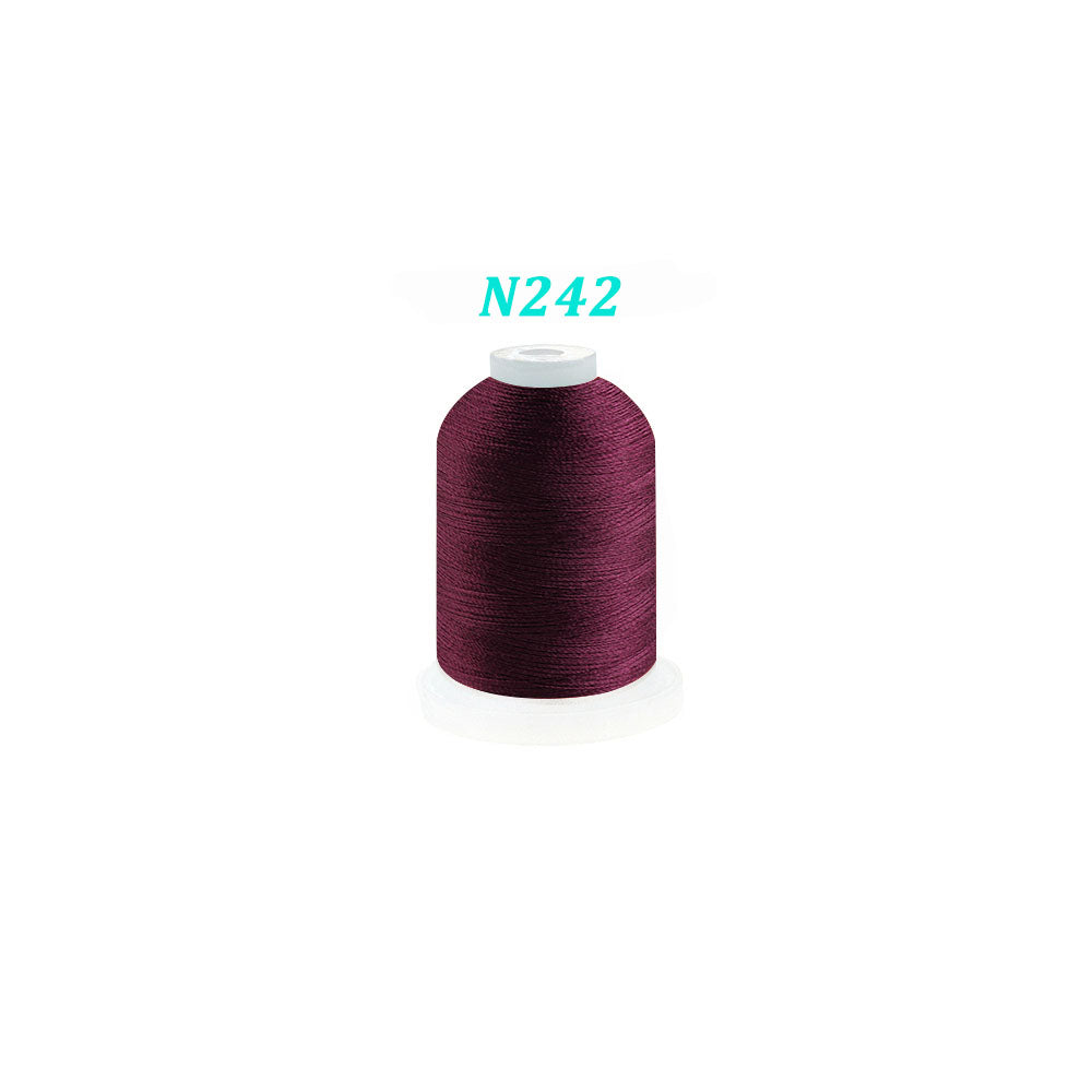 New brothread Single Huge Spool 1000M Each Polyester Embroidery Machine Thread 40WT - Janome Colors