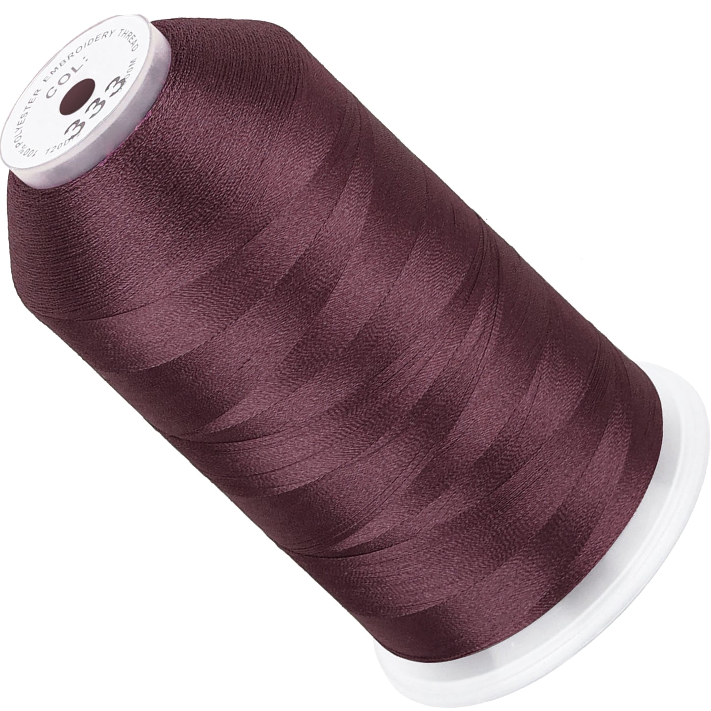 New brothread 100% Polyester with High Sheen Embroidery Thread, 5000M, 40WT(120D/2) 150+ Colors Selected for Commercial Multi Needles and Single Needle Embroidery Machine