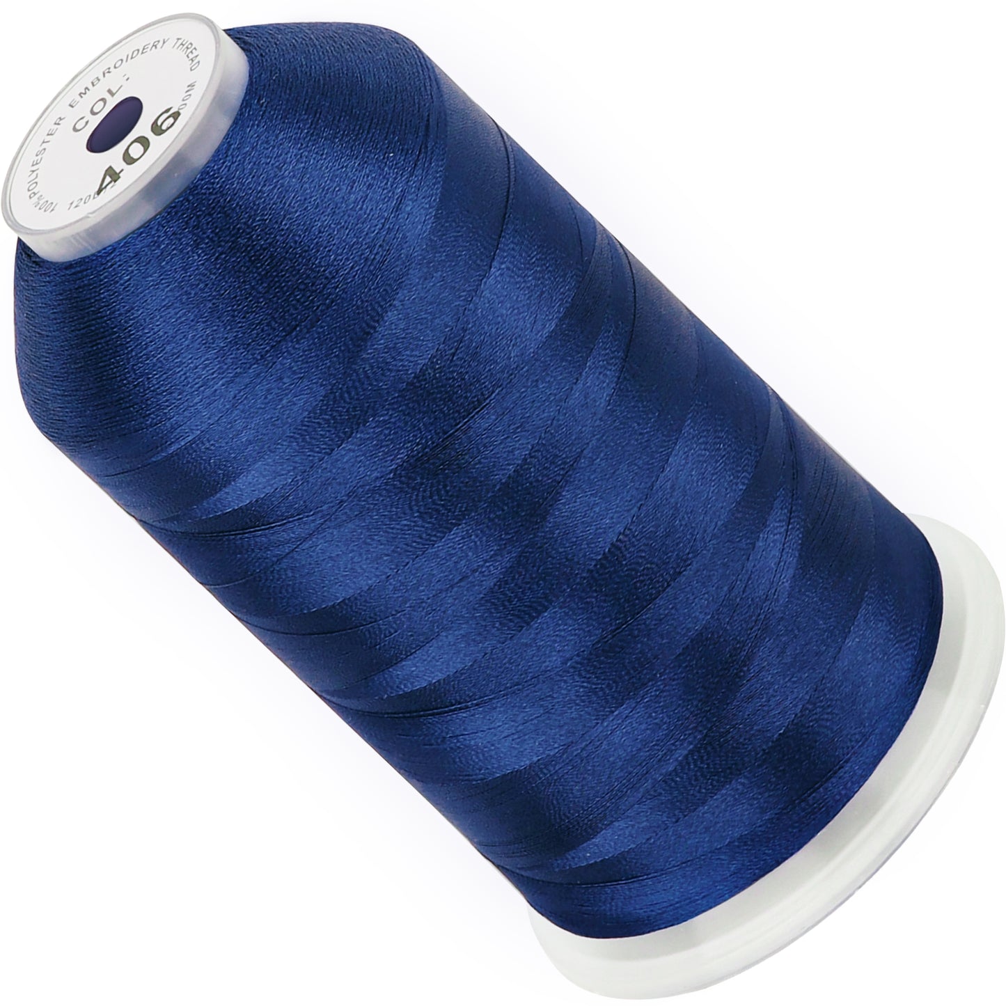 New brothread 100% Polyester with High Sheen Embroidery Thread, 5000M, 40WT(120D/2) 150+ Colors Selected for Commercial Multi Needles and Single Needle Embroidery Machine