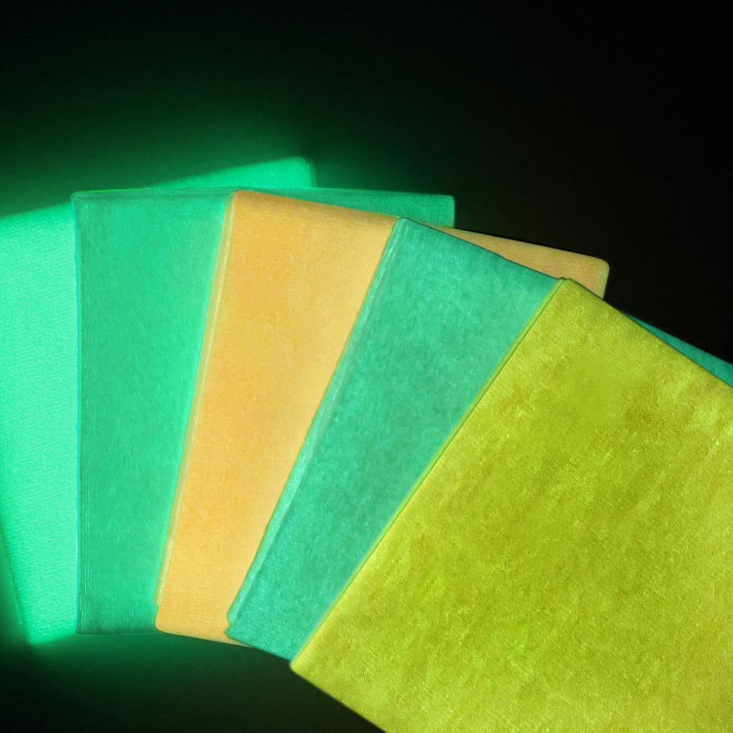 Craftido Glow in The Dark Fabric, Luminous Soft Velvet Fabric by 1 Yard in Solid Color 63" Width for Crafting, Quilting, Handmade DIY, Sewing Project, Clothing, Holiday Decorations