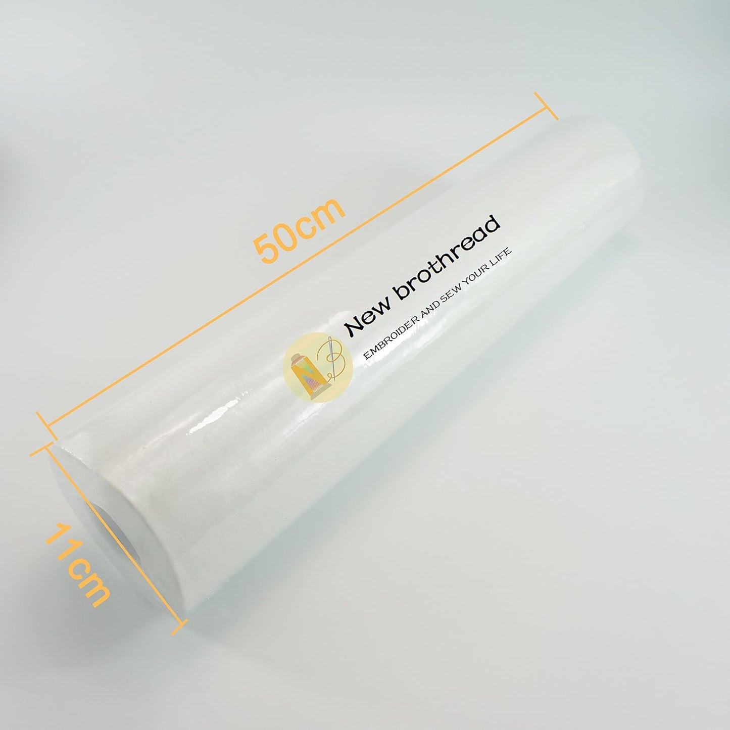 New brothread Cut Away Machine Embroidery Stabilizer Backing 20" x 25 Yd roll - Medium Weight 2.5 Ounce