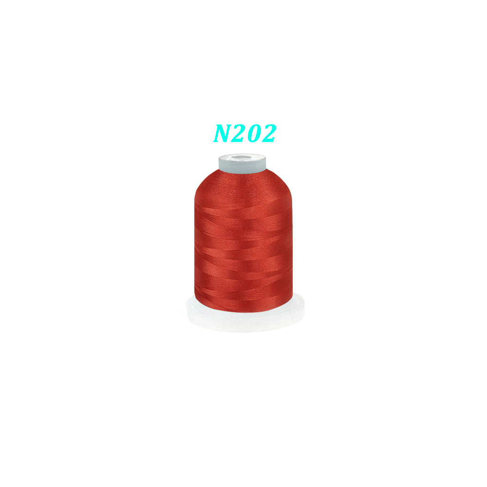 New brothread Single Huge Spool 1000M Each Polyester Embroidery Machine Thread 40WT - Janome Colors