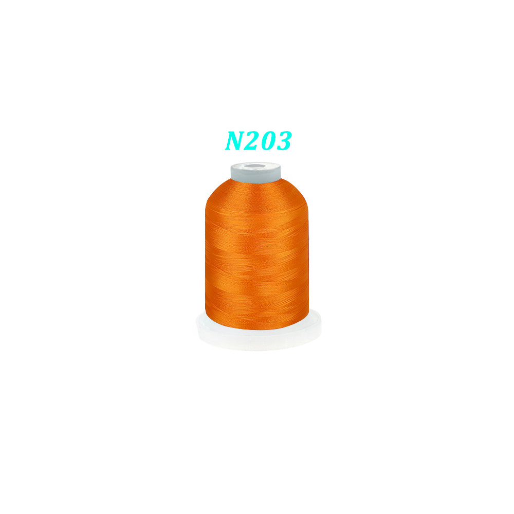 New brothread Single Huge Spool 1000M Each Polyester Embroidery Machine Thread 40WT - Janome Colors