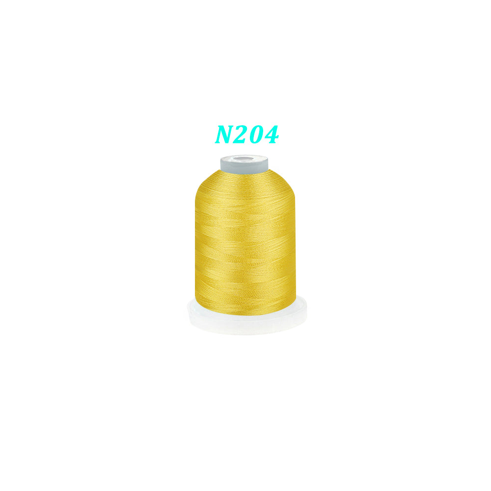 New brothread Single Huge Spool 1000M Each Polyester Embroidery Machine Thread 40WT - Janome Colors