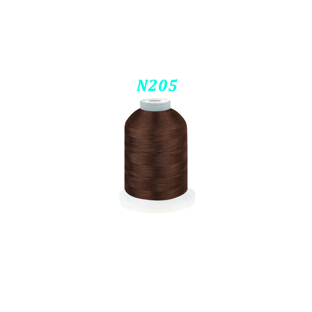 New brothread Single Huge Spool 1000M Each Polyester Embroidery Machine Thread 40WT - Janome Colors