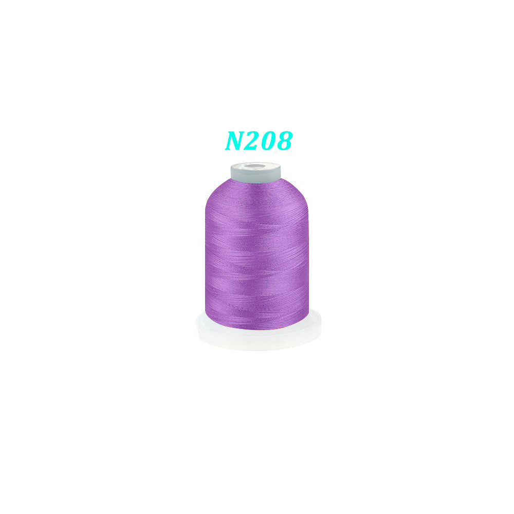 New brothread Single Huge Spool 1000M Each Polyester Embroidery Machine Thread 40WT - Janome Colors