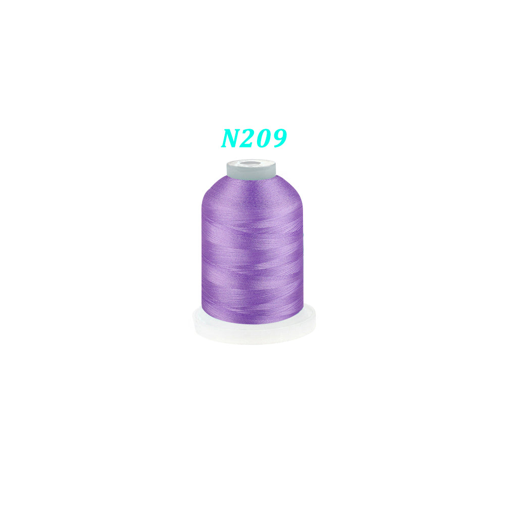 New brothread Single Huge Spool 1000M Each Polyester Embroidery Machine Thread 40WT - Janome Colors