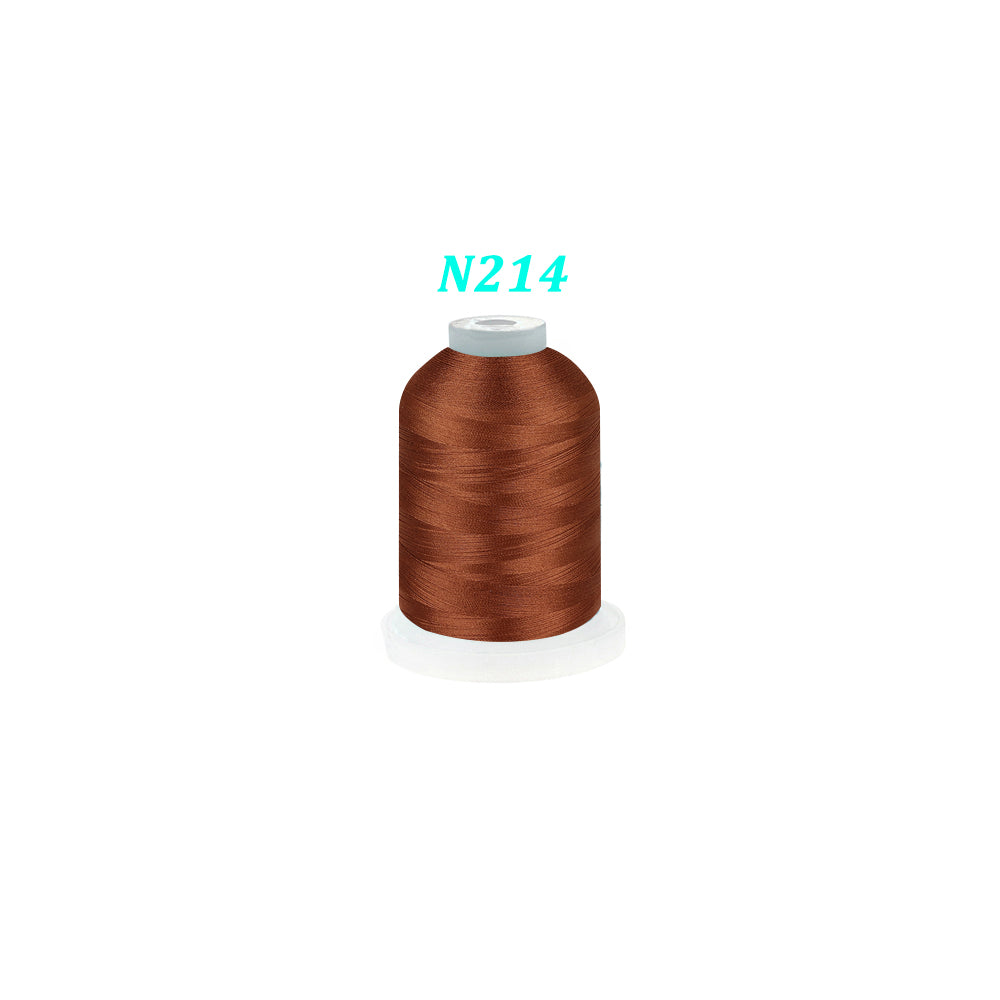 New brothread Single Huge Spool 1000M Each Polyester Embroidery Machine Thread 40WT - Janome Colors