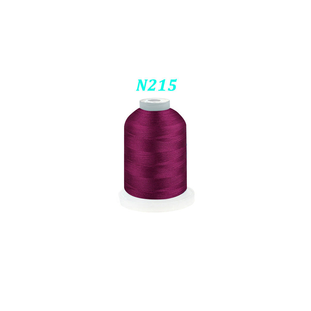 New brothread Single Huge Spool 1000M Each Polyester Embroidery Machine Thread 40WT - Janome Colors