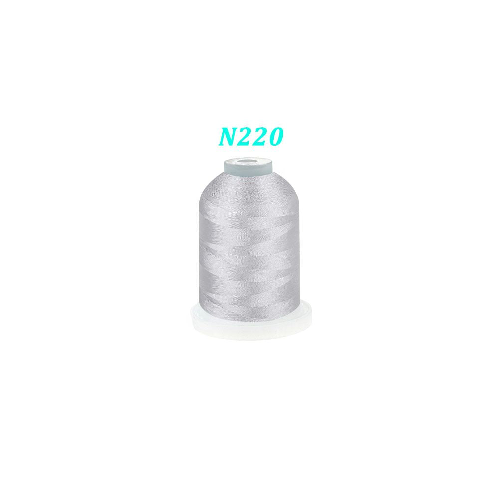 New brothread Single Huge Spool 1000M Each Polyester Embroidery Machine Thread 40WT - Janome Colors