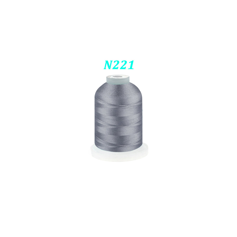 New brothread Single Huge Spool 1000M Each Polyester Embroidery Machine Thread 40WT - Janome Colors