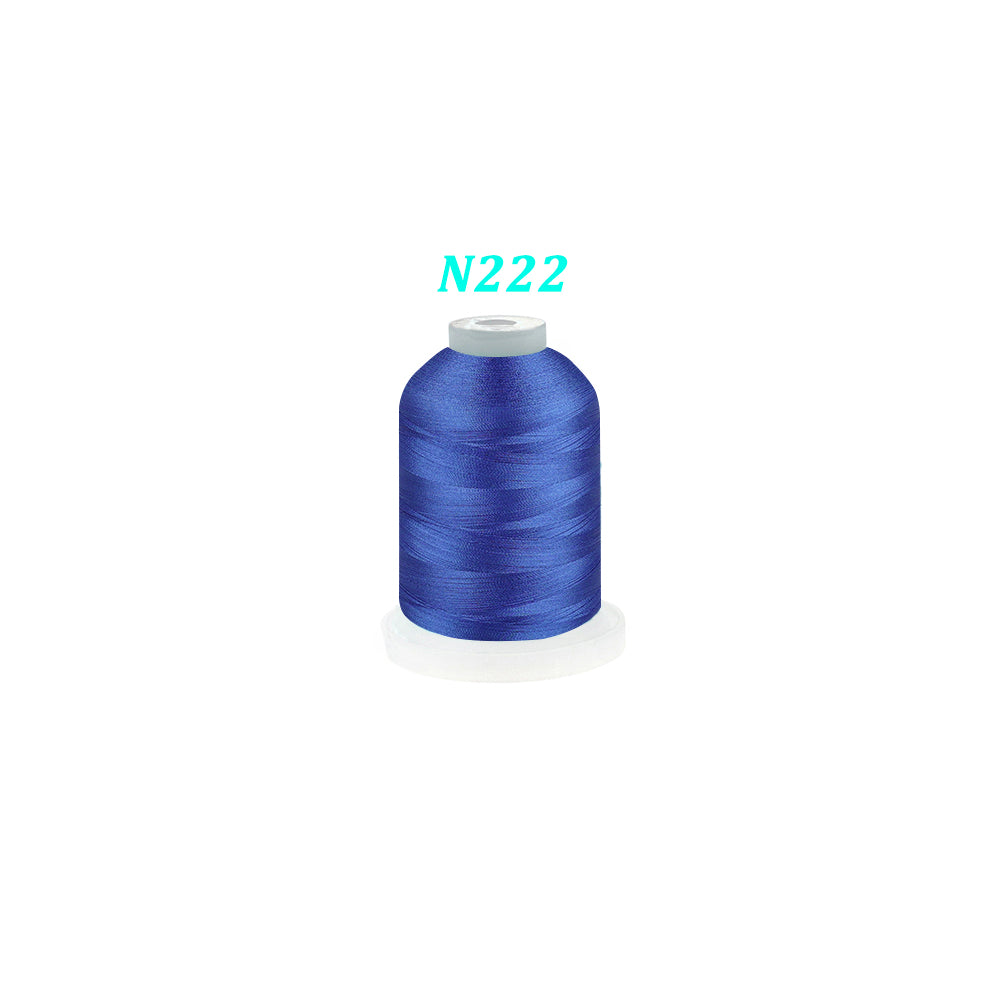 New brothread Single Huge Spool 1000M Each Polyester Embroidery Machine Thread 40WT - Janome Colors