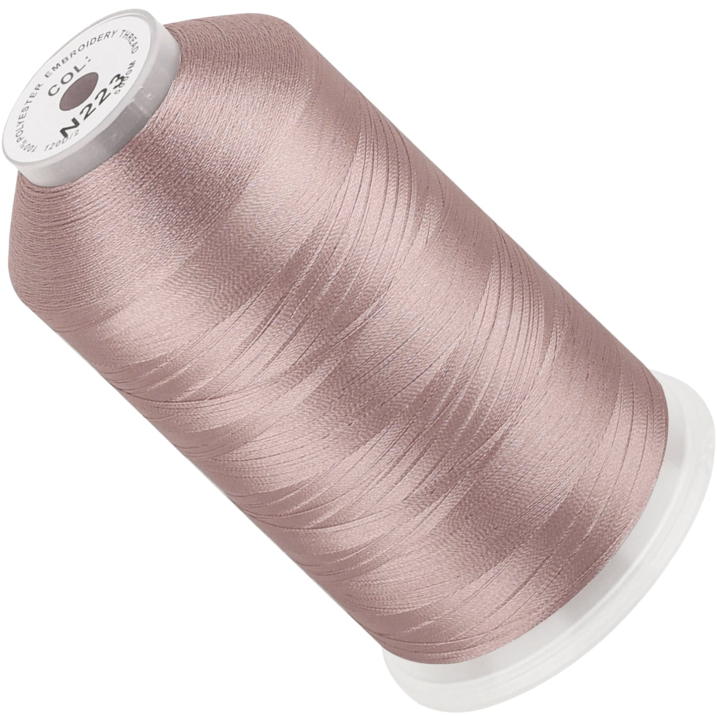 New brothread 100% Polyester with High Sheen Embroidery Thread, 5000M, 40WT(120D/2) 150+ Colors Selected for Commercial Multi Needles and Single Needle Embroidery Machine