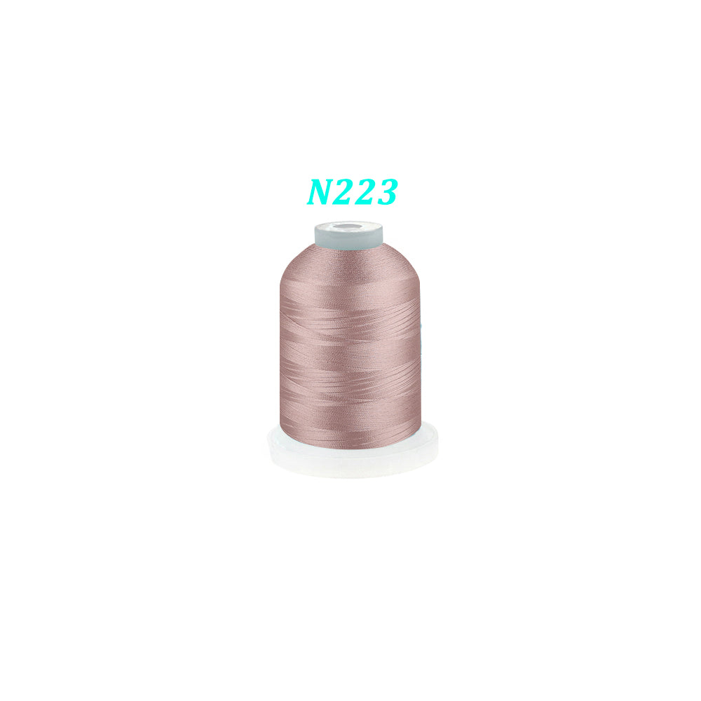 New brothread Single Huge Spool 1000M Each Polyester Embroidery Machine Thread 40WT - Janome Colors