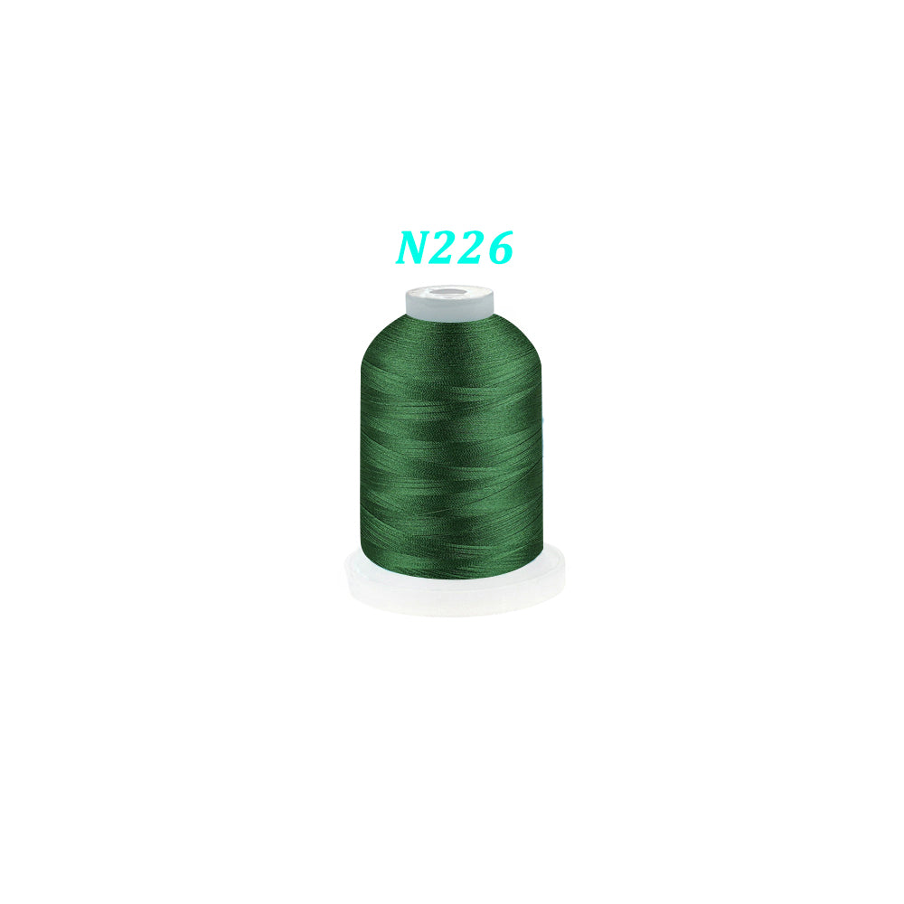 New brothread Single Huge Spool 1000M Each Polyester Embroidery Machine Thread 40WT - Janome Colors