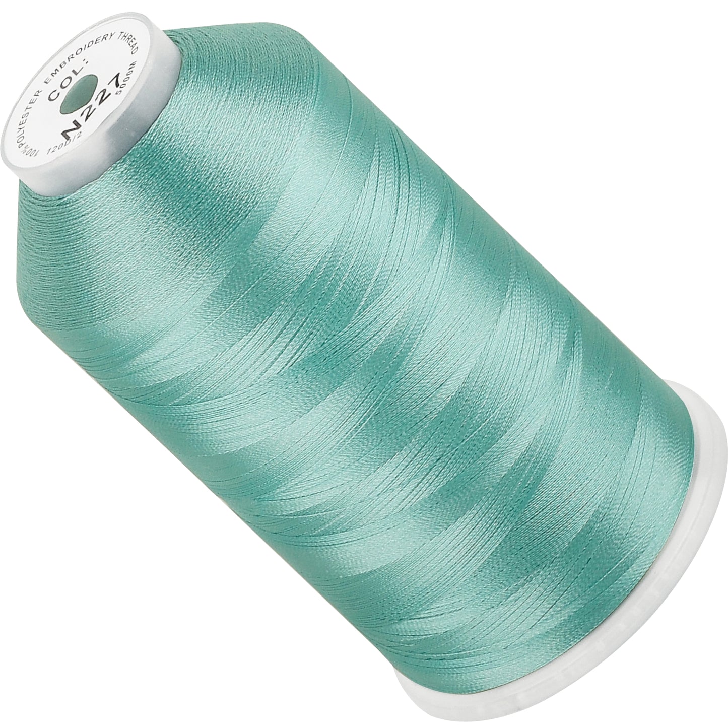 New brothread 100% Polyester with High Sheen Embroidery Thread, 5000M, 40WT(120D/2) 150+ Colors Selected for Commercial Multi Needles and Single Needle Embroidery Machine