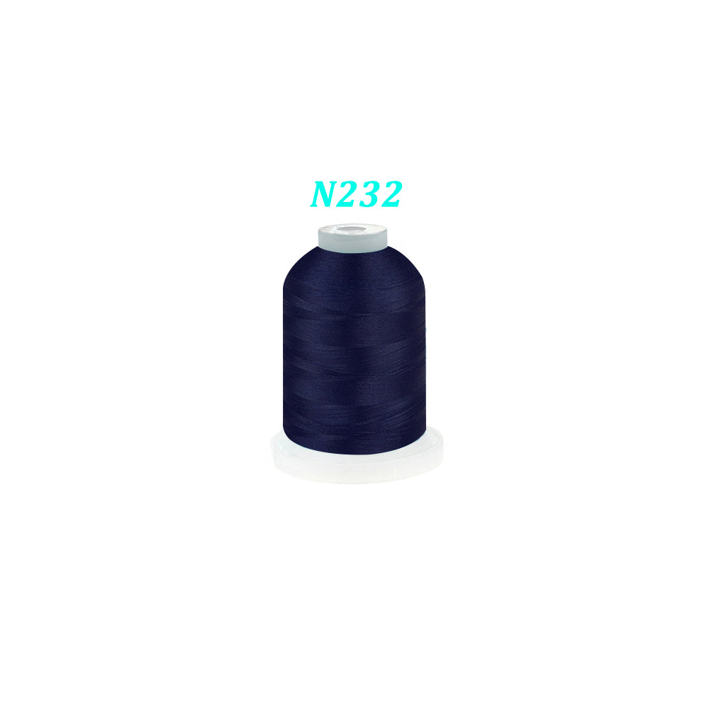 New brothread Single Huge Spool 1000M Each Polyester Embroidery Machine Thread 40WT - Janome Colors