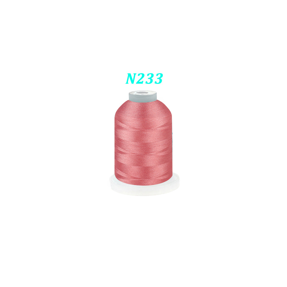 New brothread Single Huge Spool 1000M Each Polyester Embroidery Machine Thread 40WT - Janome Colors