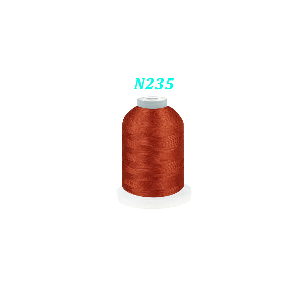 New brothread Single Huge Spool 1000M Each Polyester Embroidery Machine Thread 40WT - Janome Colors