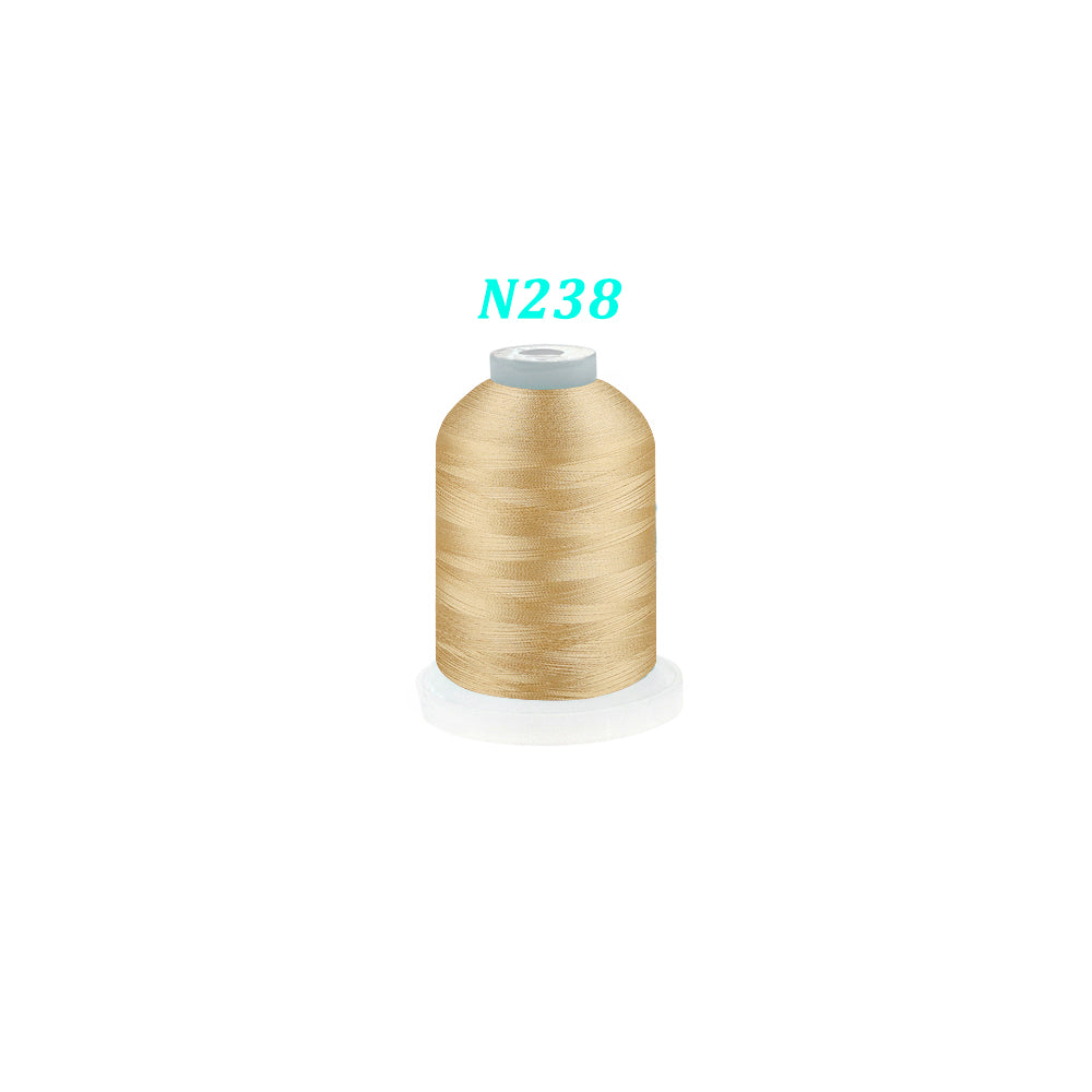 New brothread Single Huge Spool 1000M Each Polyester Embroidery Machine Thread 40WT - Janome Colors