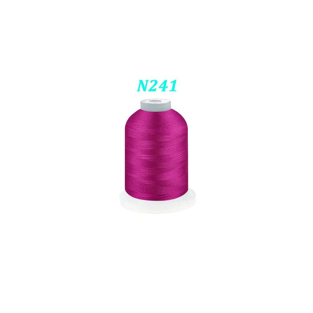New brothread Single Huge Spool 1000M Each Polyester Embroidery Machine Thread 40WT - Janome Colors