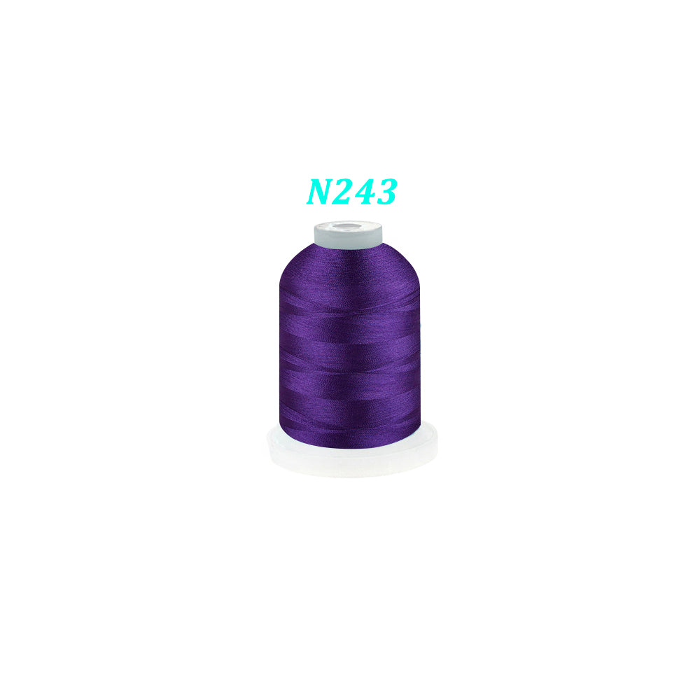 New brothread Single Huge Spool 1000M Each Polyester Embroidery Machine Thread 40WT - Janome Colors