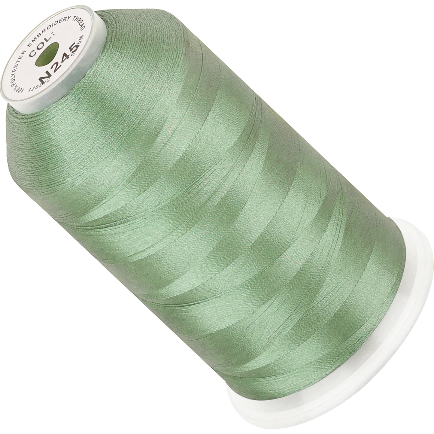 New brothread 100% Polyester with High Sheen Embroidery Thread, 5000M, 40WT(120D/2) 150+ Colors Selected for Commercial Multi Needles and Single Needle Embroidery Machine