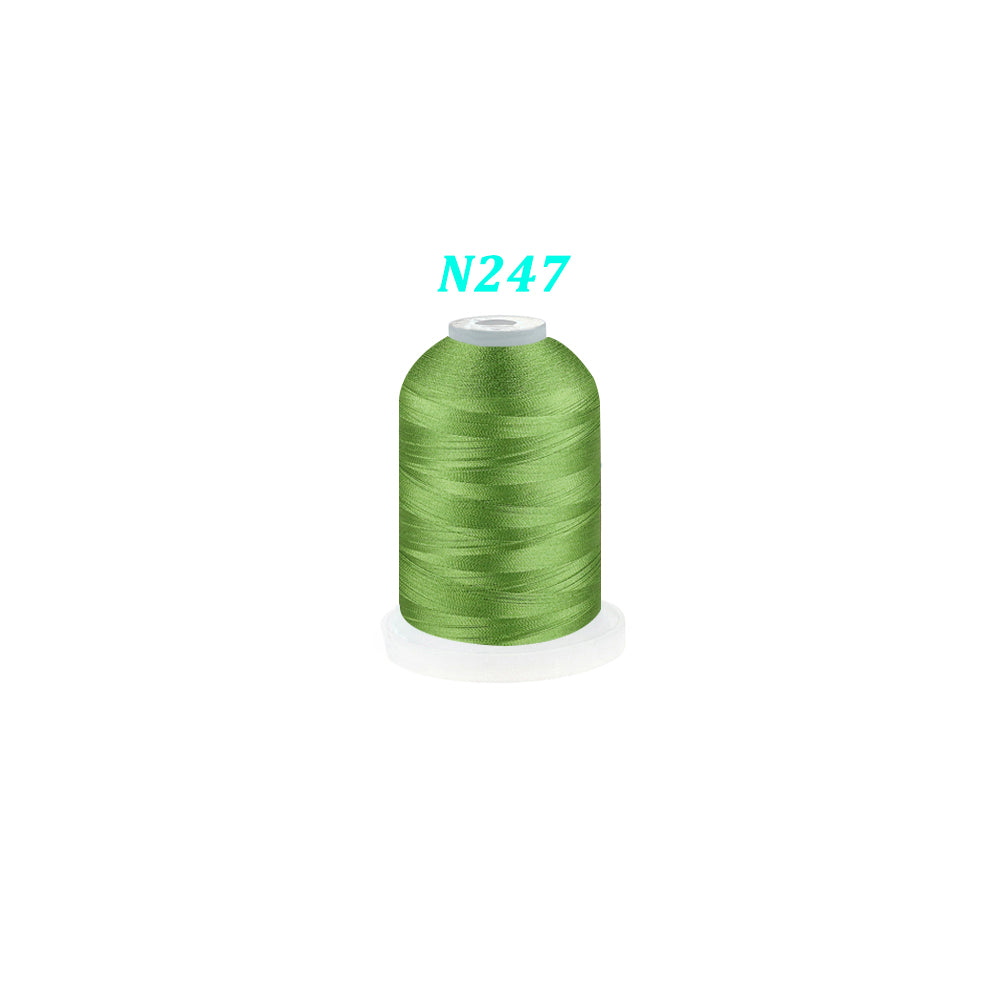 New brothread Single Huge Spool 1000M Each Polyester Embroidery Machine Thread 40WT - Janome Colors
