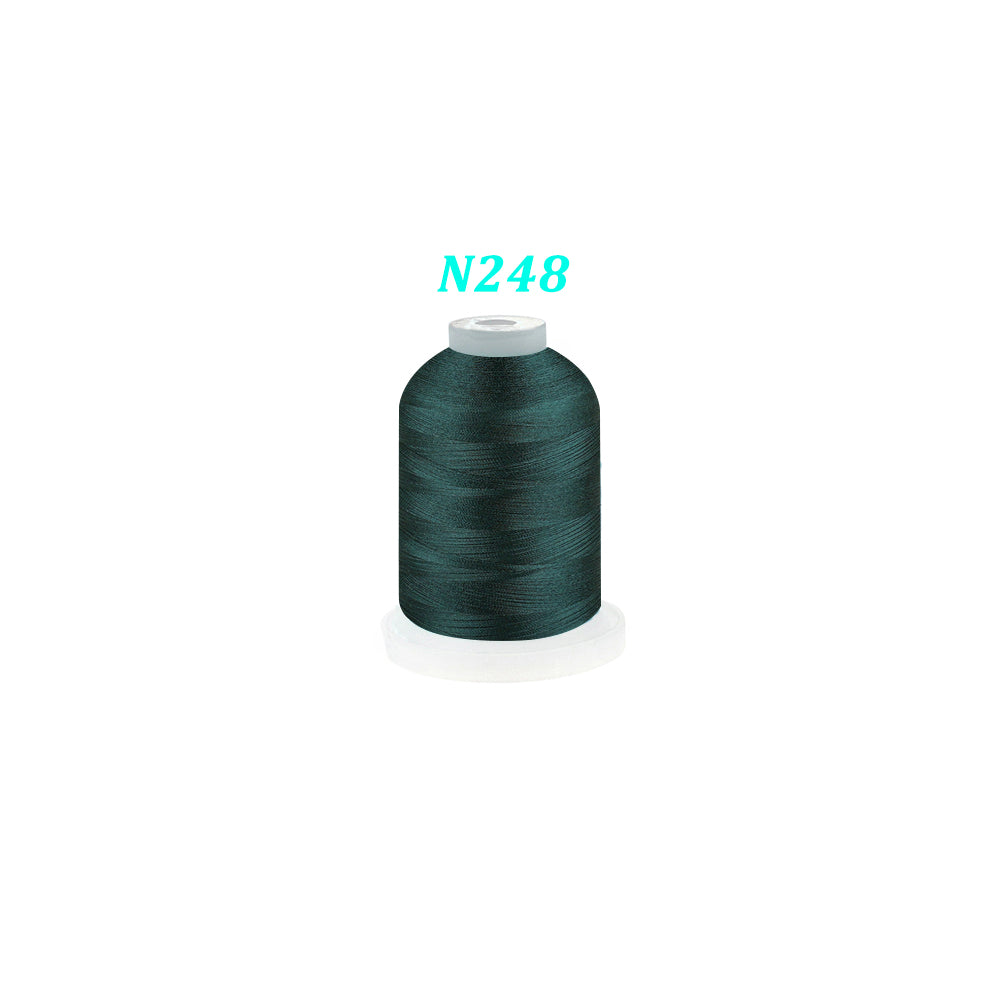 New brothread Single Huge Spool 1000M Each Polyester Embroidery Machine Thread 40WT - Janome Colors