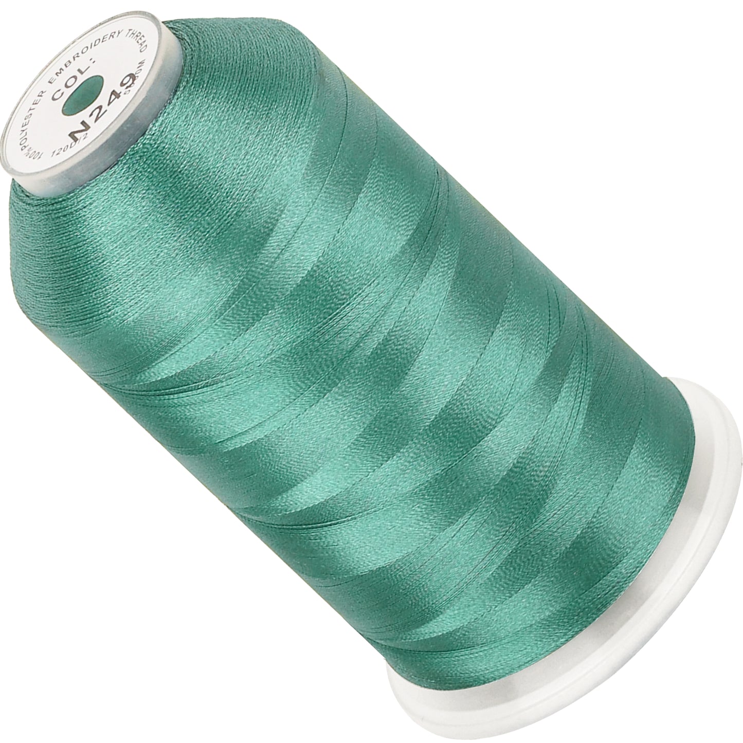 New brothread 100% Polyester with High Sheen Embroidery Thread, 5000M, 40WT(120D/2) 150+ Colors Selected for Commercial Multi Needles and Single Needle Embroidery Machine