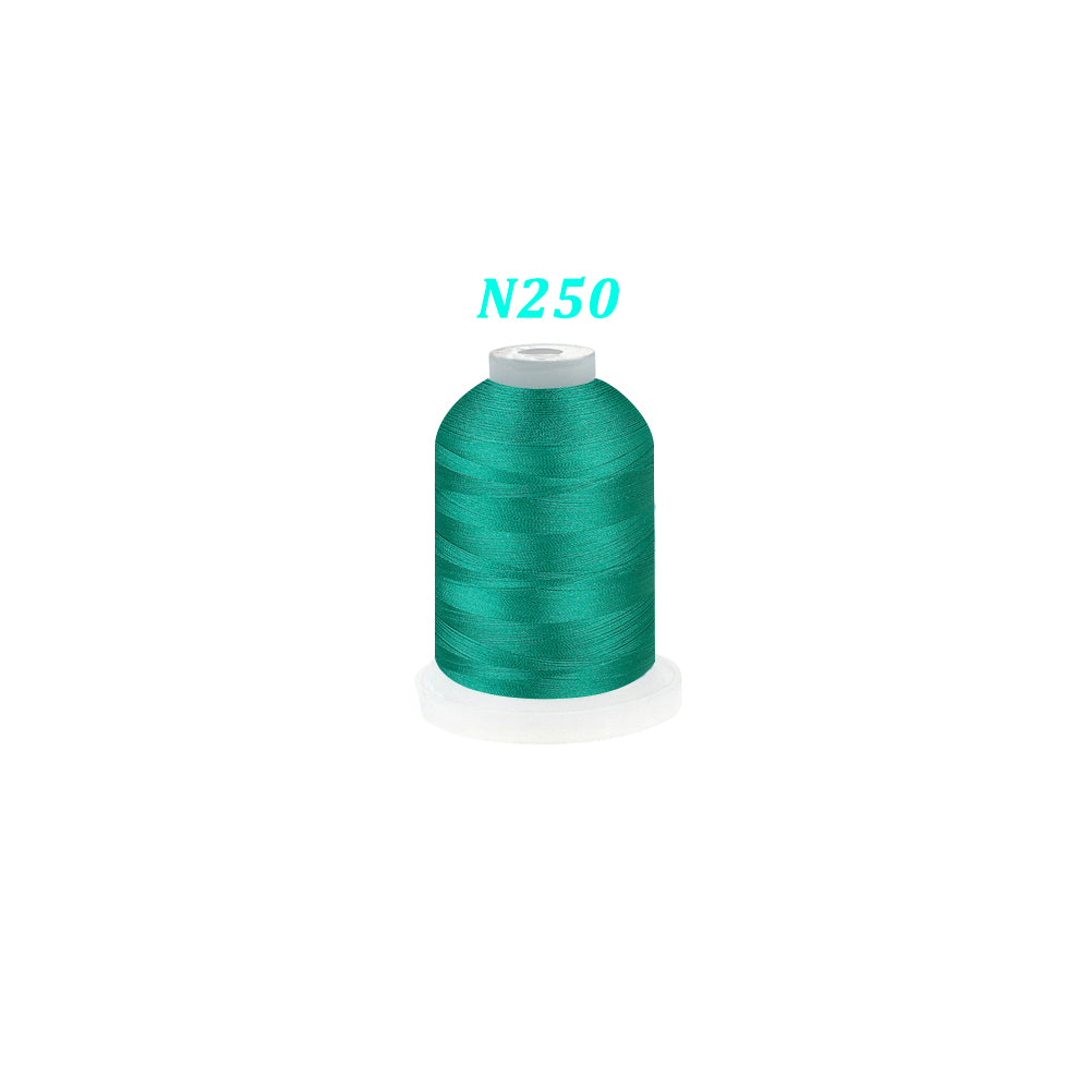 New brothread Single Huge Spool 1000M Each Polyester Embroidery Machine Thread 40WT - Janome Colors