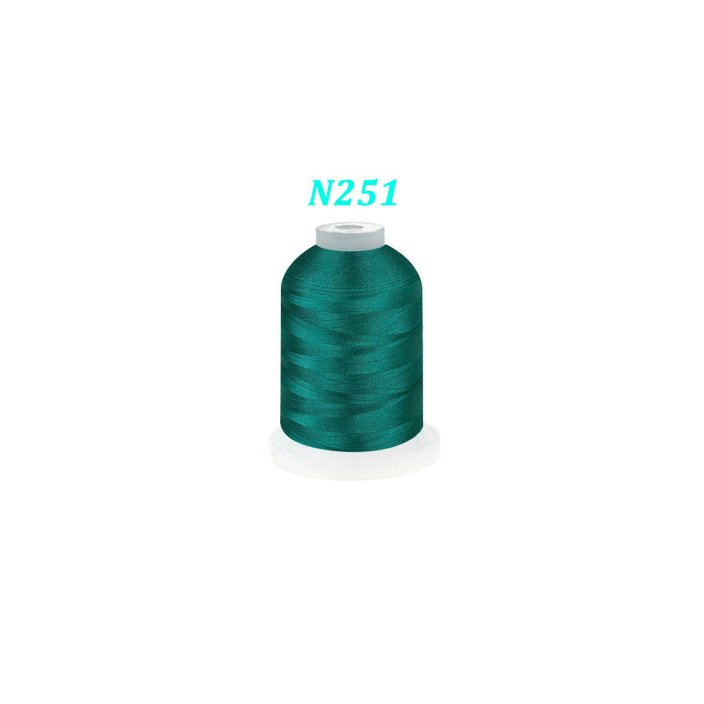 New brothread Single Huge Spool 1000M Each Polyester Embroidery Machine Thread 40WT - Janome Colors