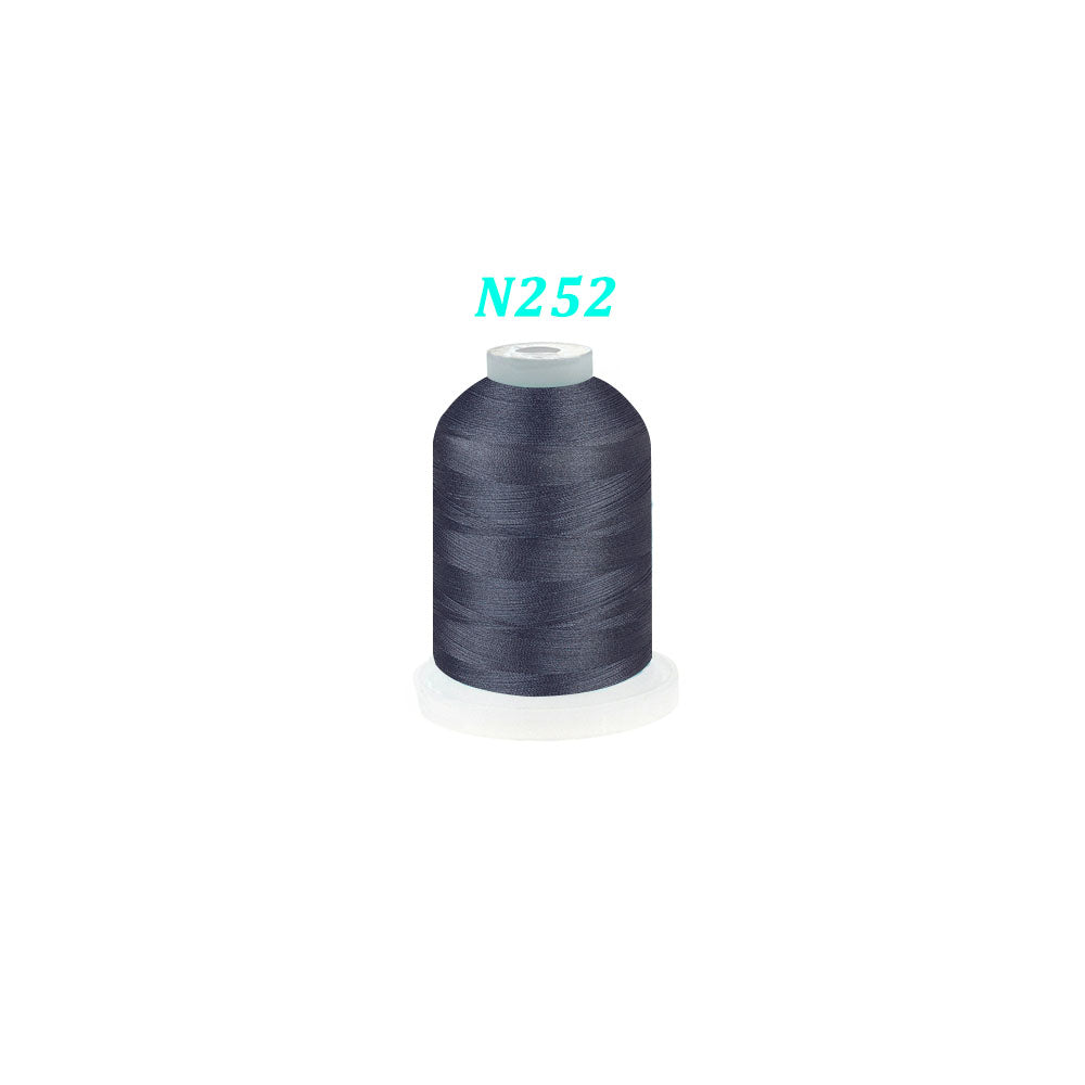 New brothread Single Huge Spool 1000M Each Polyester Embroidery Machine Thread 40WT - Janome Colors