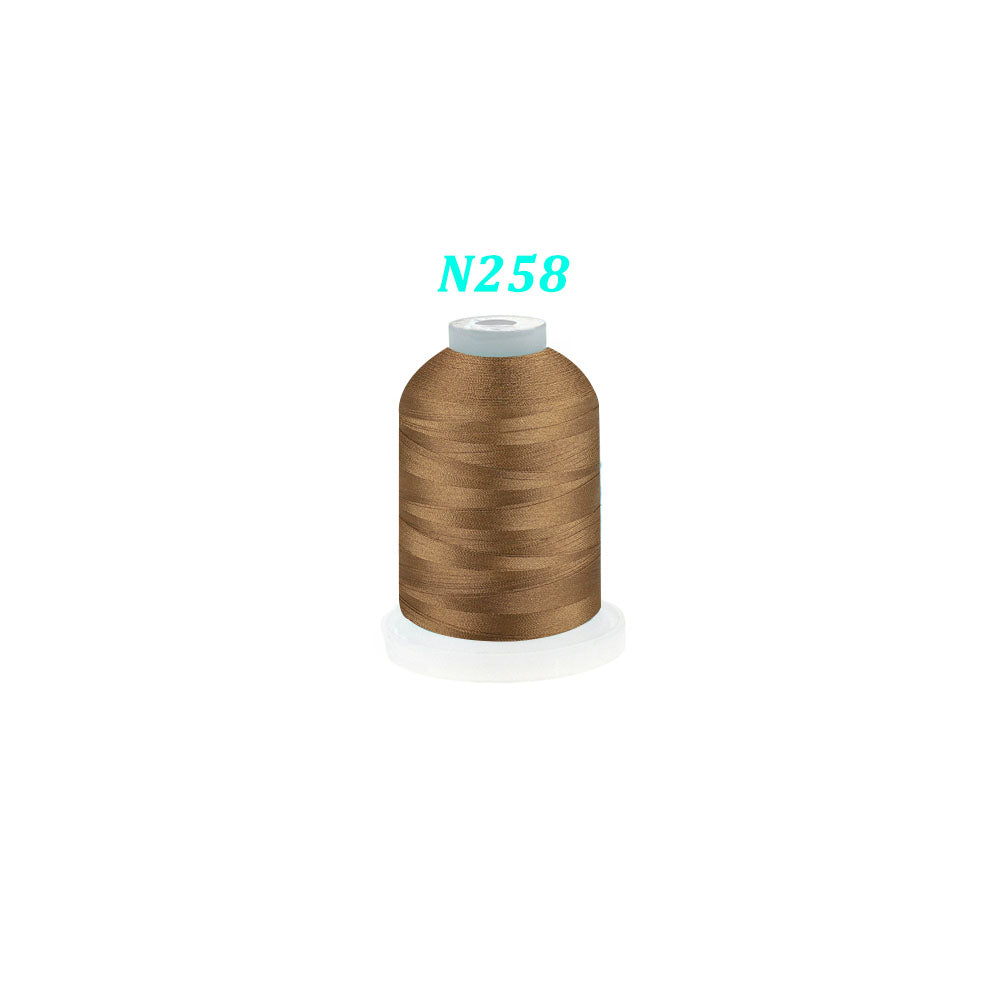 New brothread Single Huge Spool 1000M Each Polyester Embroidery Machine Thread 40WT - Janome Colors