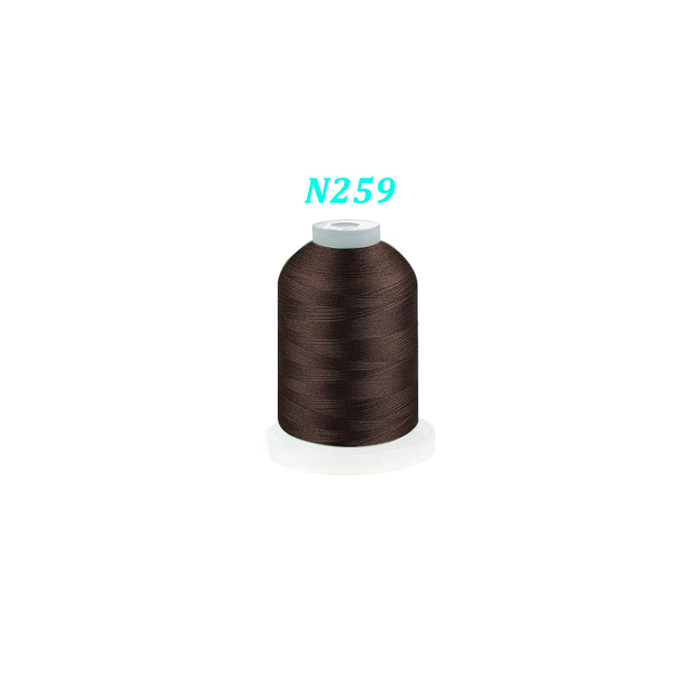 New brothread Single Huge Spool 1000M Each Polyester Embroidery Machine Thread 40WT - Janome Colors