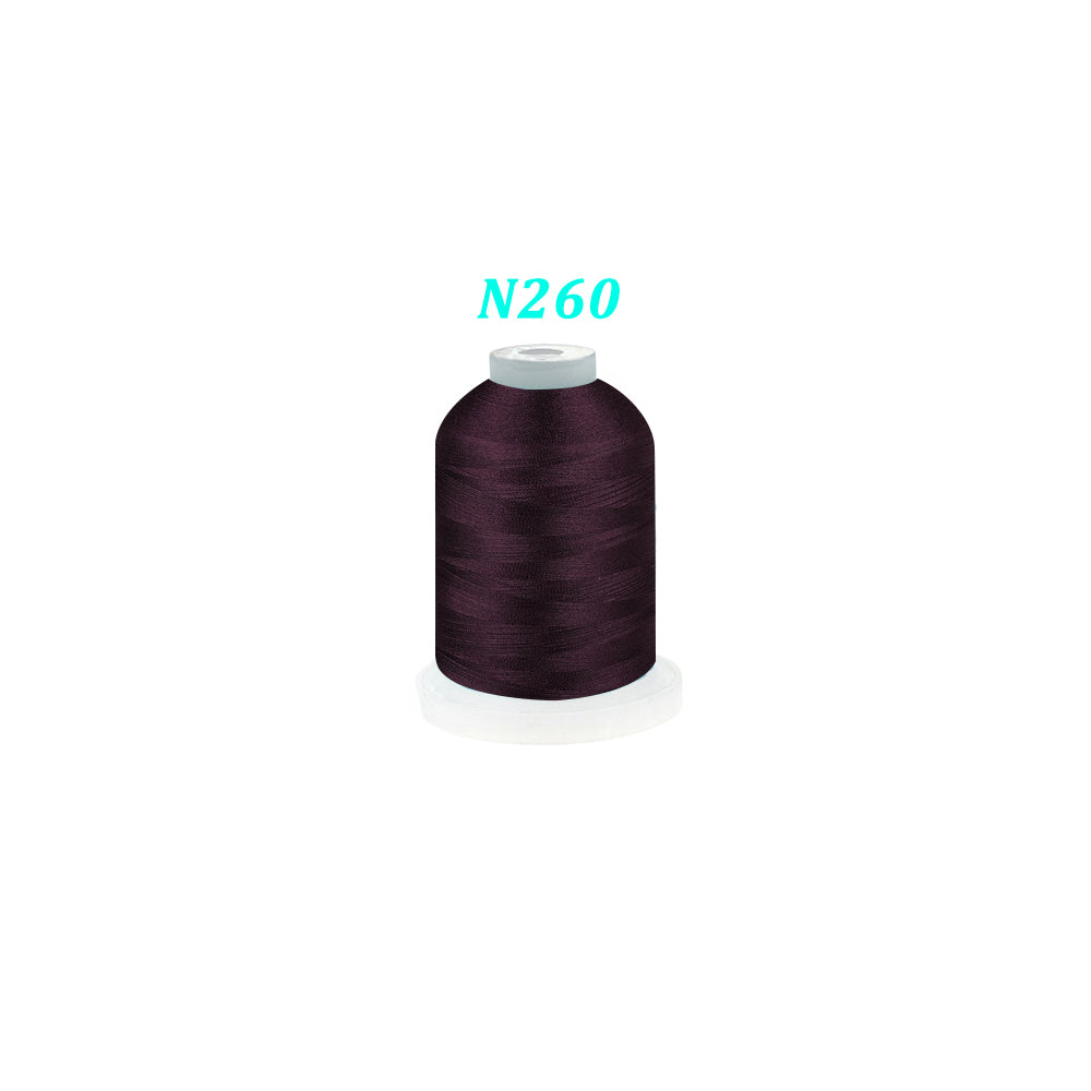 New brothread Single Huge Spool 1000M Each Polyester Embroidery Machine Thread 40WT - Janome Colors