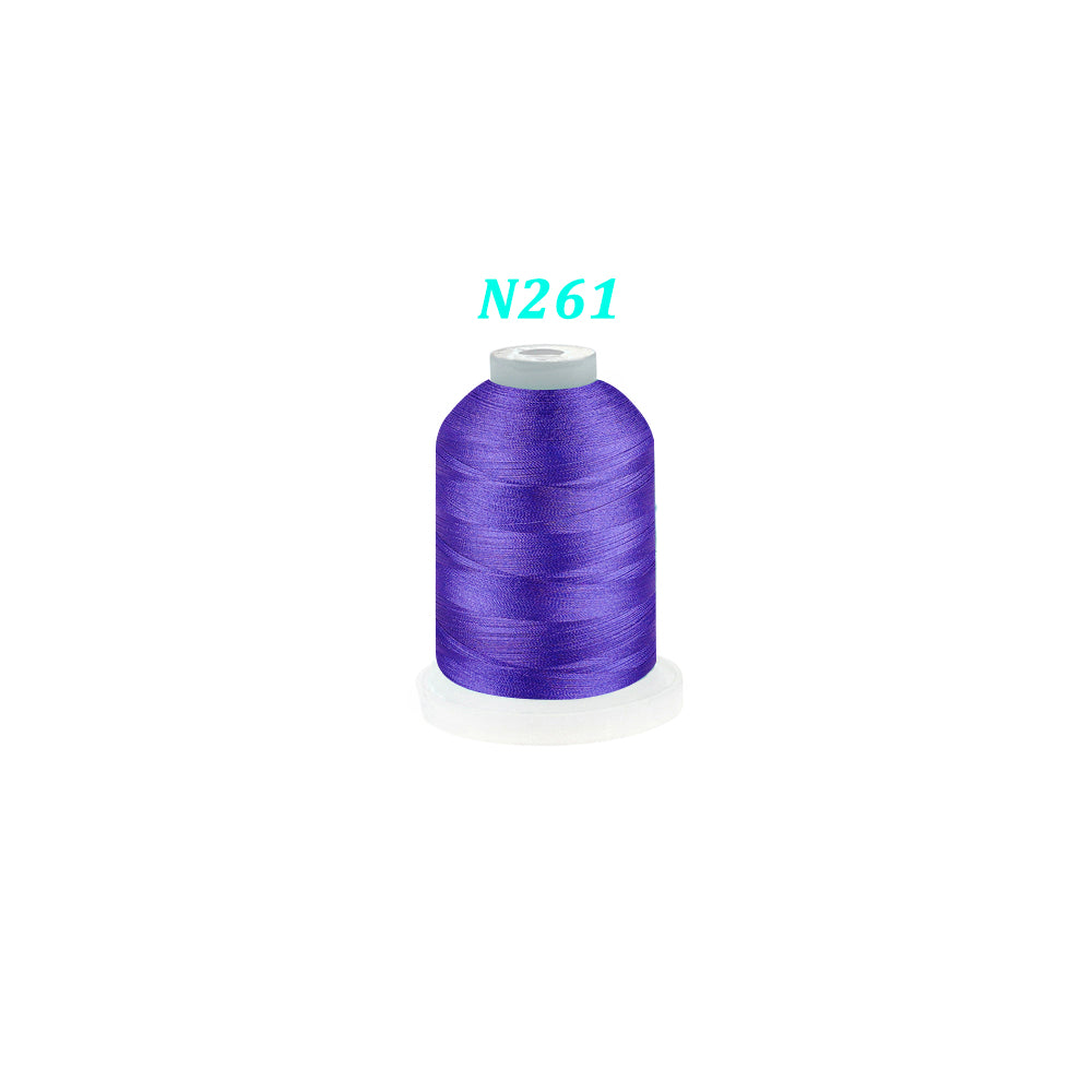 New brothread Single Huge Spool 1000M Each Polyester Embroidery Machine Thread 40WT - Janome Colors