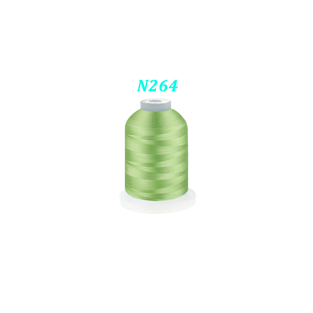 New brothread Single Huge Spool 1000M Each Polyester Embroidery Machine Thread 40WT - Janome Colors