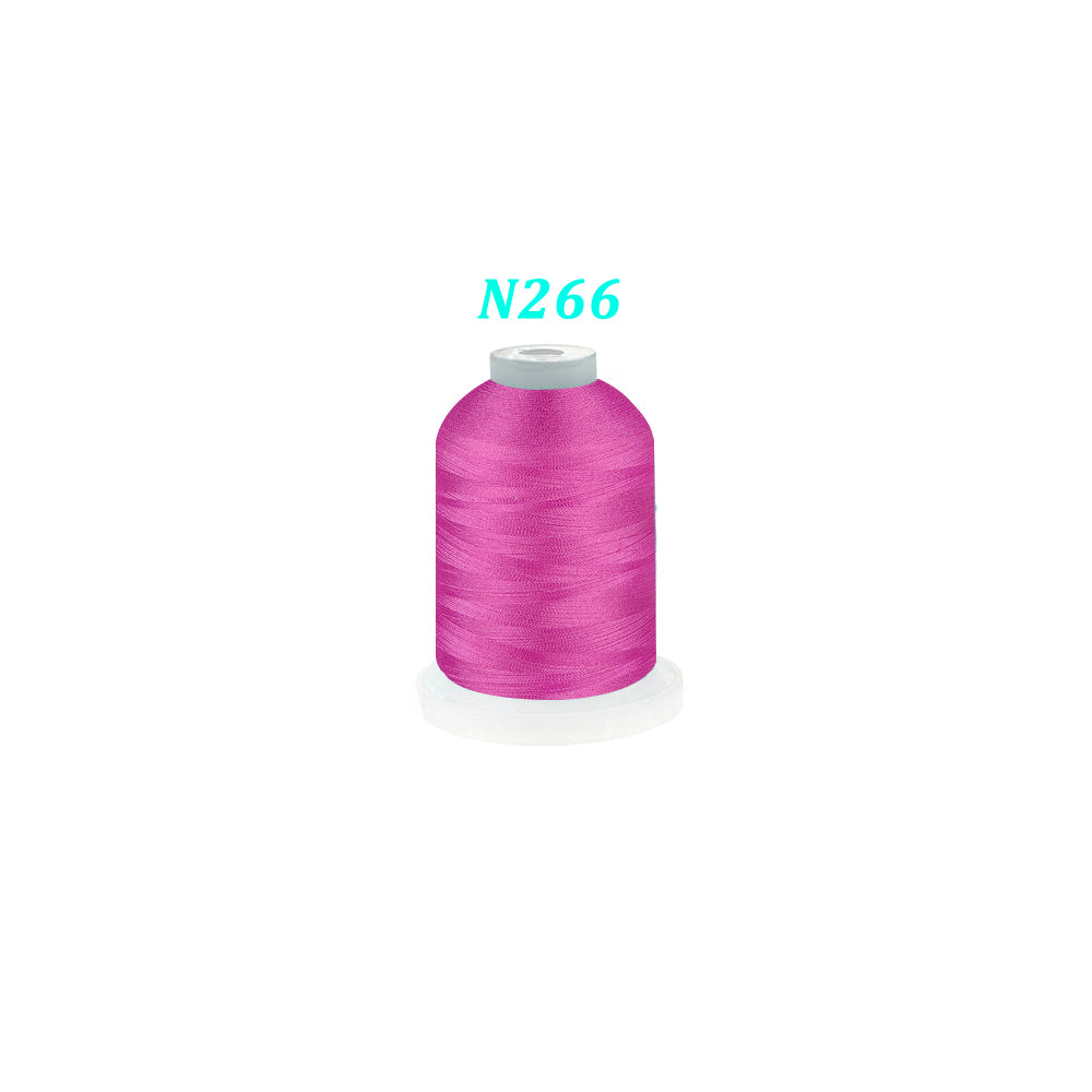 New brothread Single Huge Spool 1000M Each Polyester Embroidery Machine Thread 40WT - Janome Colors