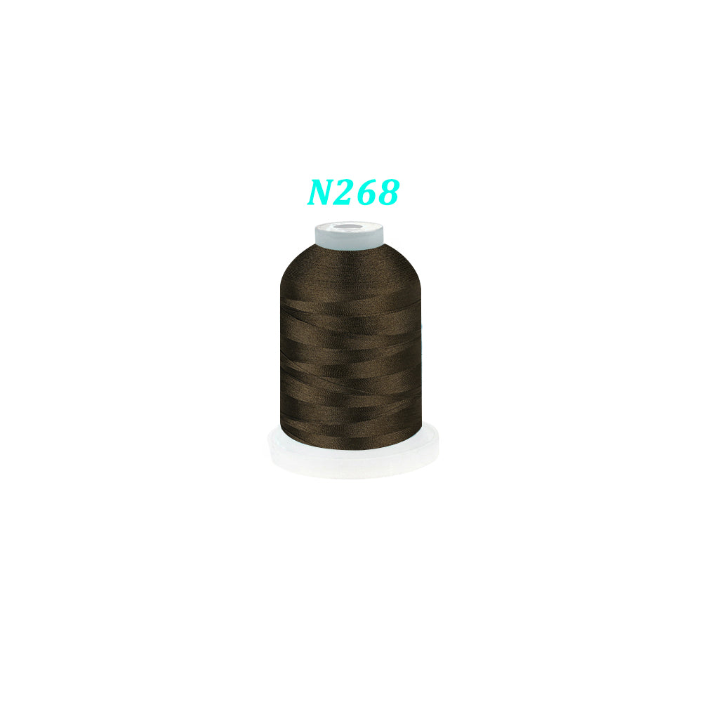 New brothread Single Huge Spool 1000M Each Polyester Embroidery Machine Thread 40WT - Janome Colors
