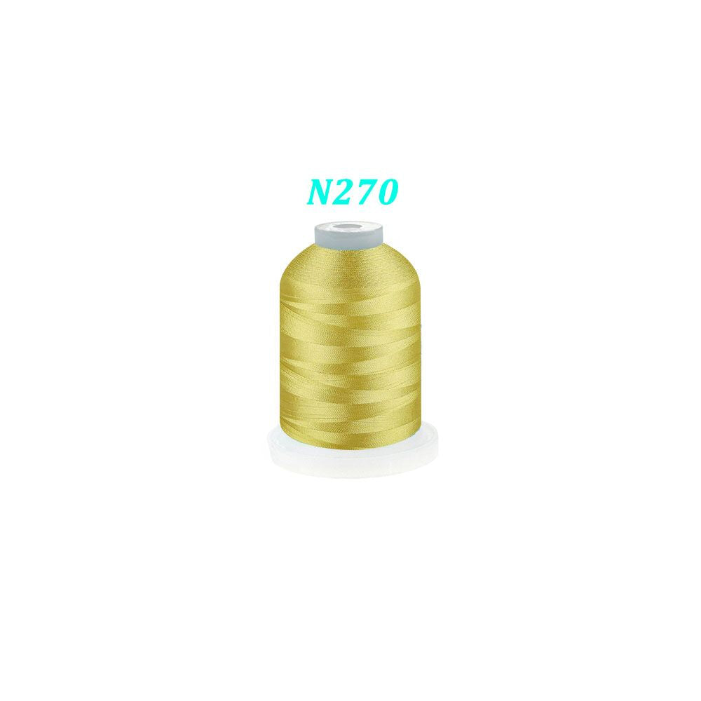 New brothread Single Huge Spool 1000M Each Polyester Embroidery Machine Thread 40WT - Janome Colors