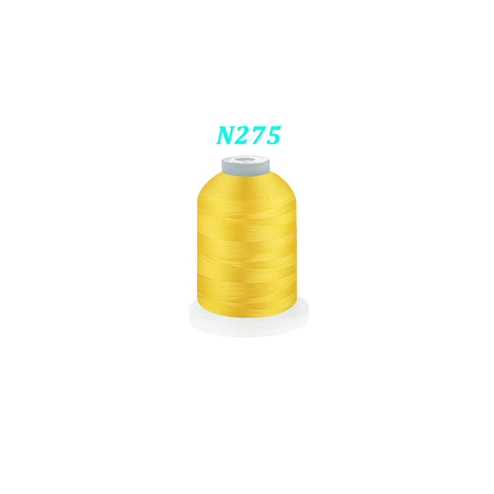 New brothread Single Huge Spool 1000M Each Polyester Embroidery Machine Thread 40WT - Janome Colors