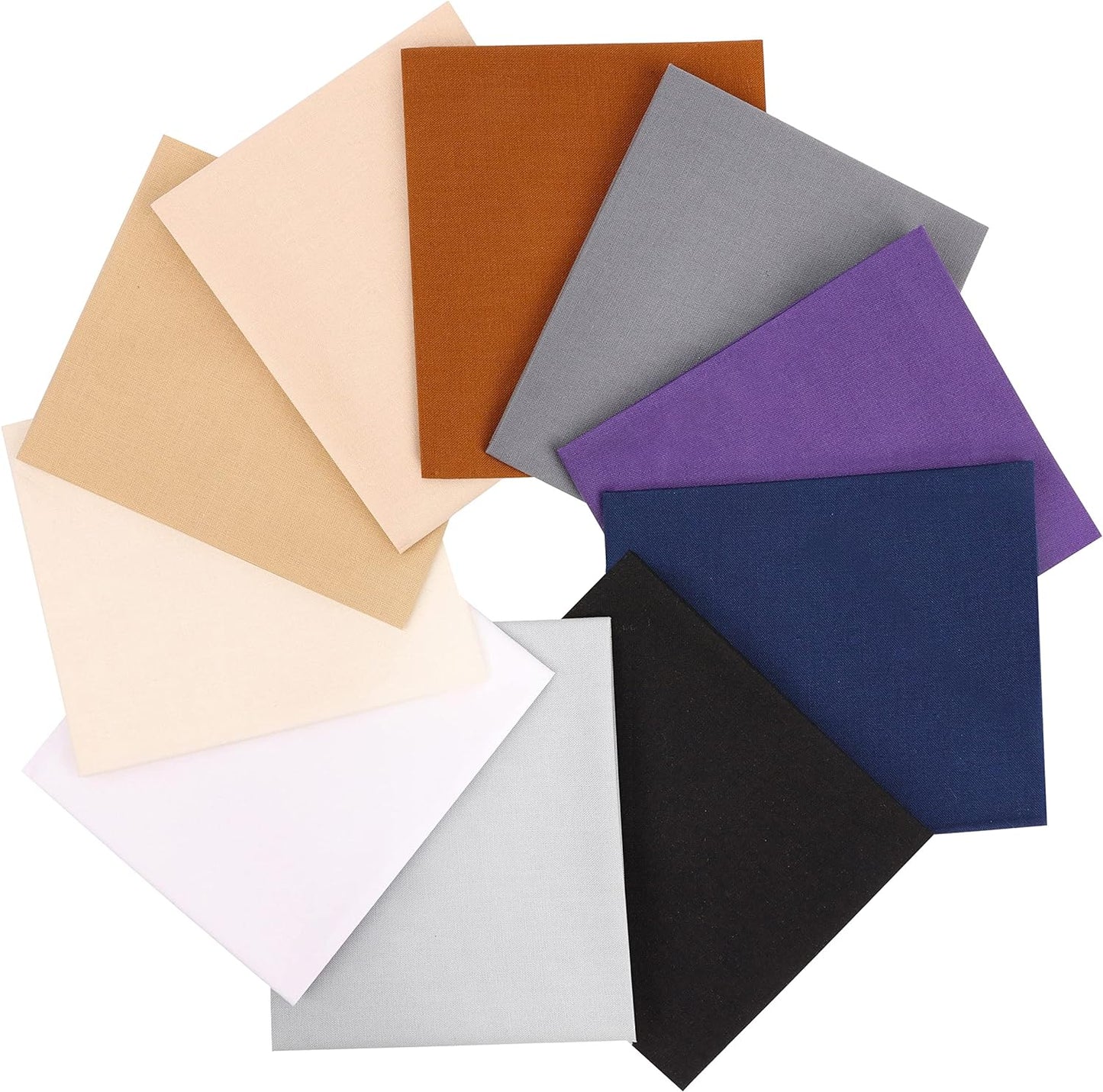 Craftido -25 Options- 100% Cotton Quilting Fabric Bundles 10pcs Fat Quarters 18”x21”-Medium Weight 5.2 oz- for Quilting, Sewing Project, Patchwork, DIY Crafts