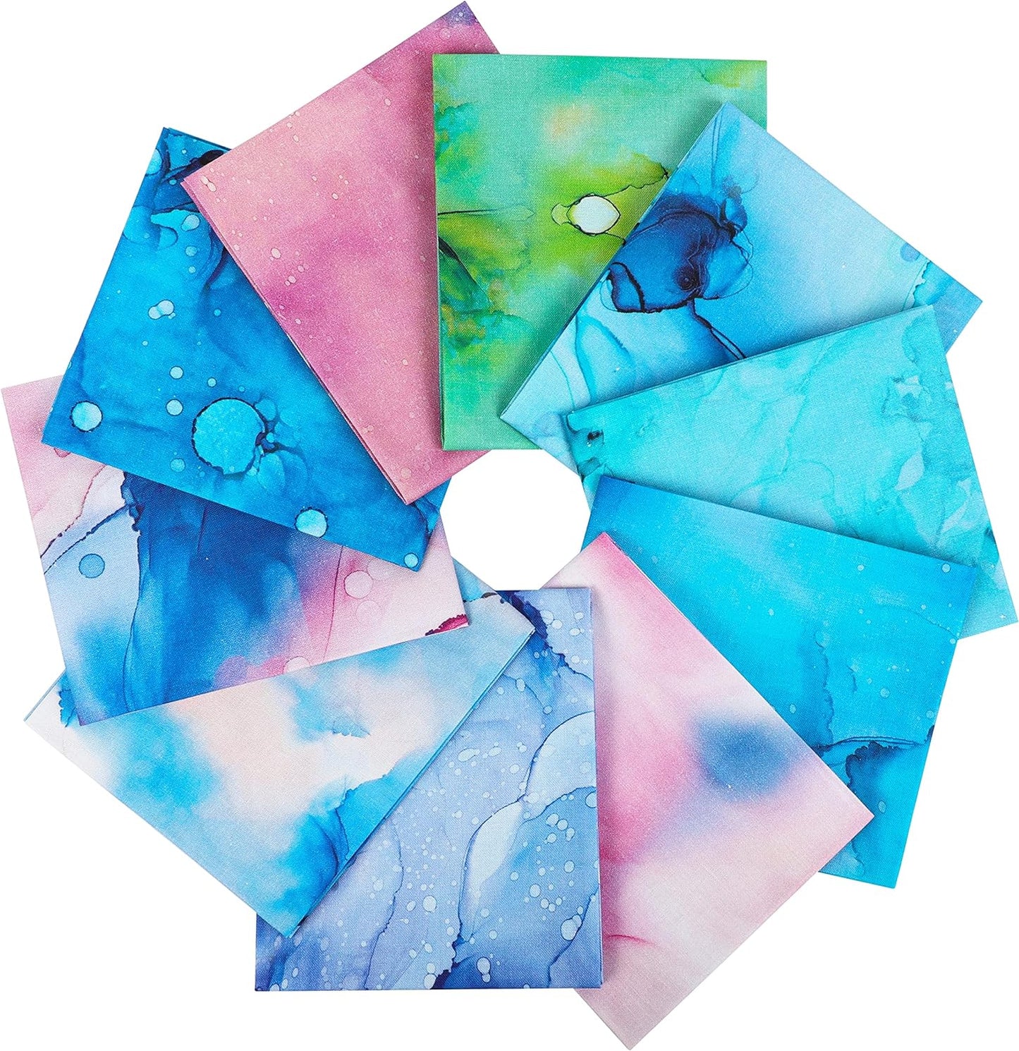 Craftido -25 Options- 100% Cotton Quilting Fabric Bundles 10pcs Fat Quarters 18”x21”-Medium Weight 5.2 oz- for Quilting, Sewing Project, Patchwork, DIY Crafts