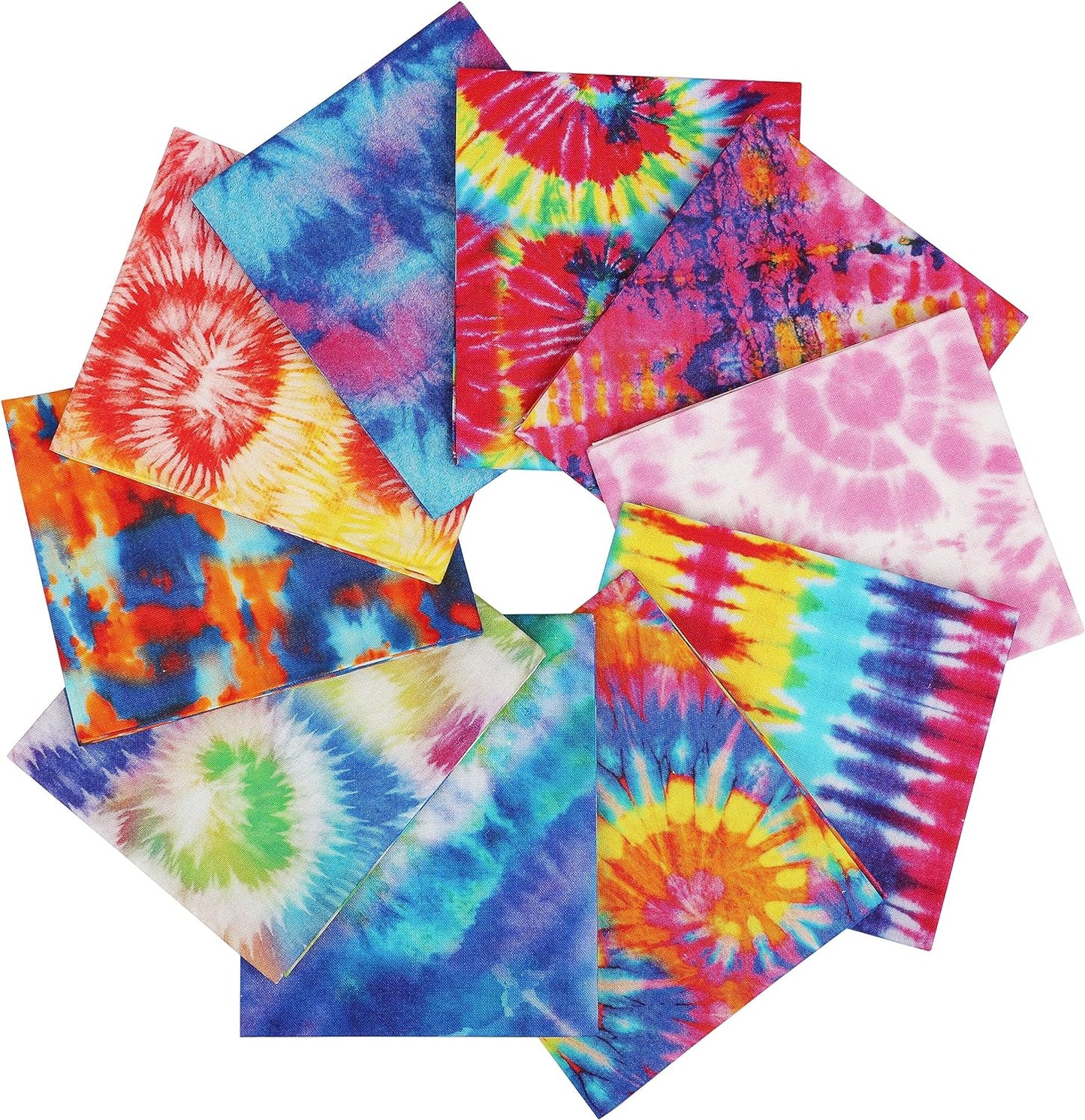 Craftido -25 Options- 100% Cotton Quilting Fabric Bundles 10pcs Fat Quarters 18”x21”-Medium Weight 5.2 oz- for Quilting, Sewing Project, Patchwork, DIY Crafts