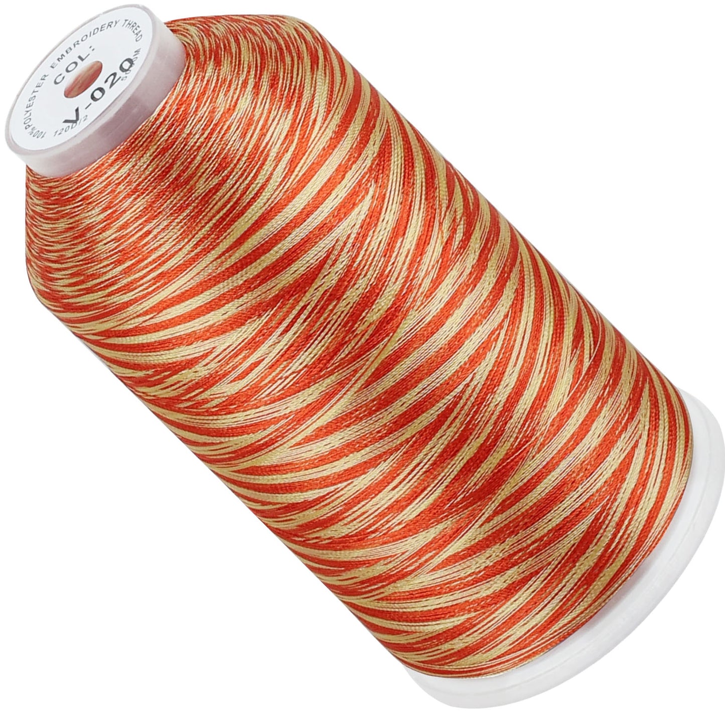 New brothread 100% Polyester with High Sheen Embroidery Thread, 5000M, 40WT(120D/2) 150+ Colors Selected for Commercial Multi Needles and Single Needle Embroidery Machine