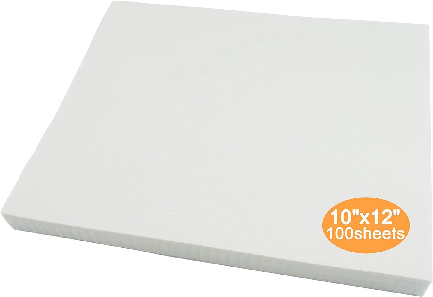 New brothread Tear Away Machine Embroidery Stabilizer Backing - 100 Precut Sheets - Medium Weight 1.8oz