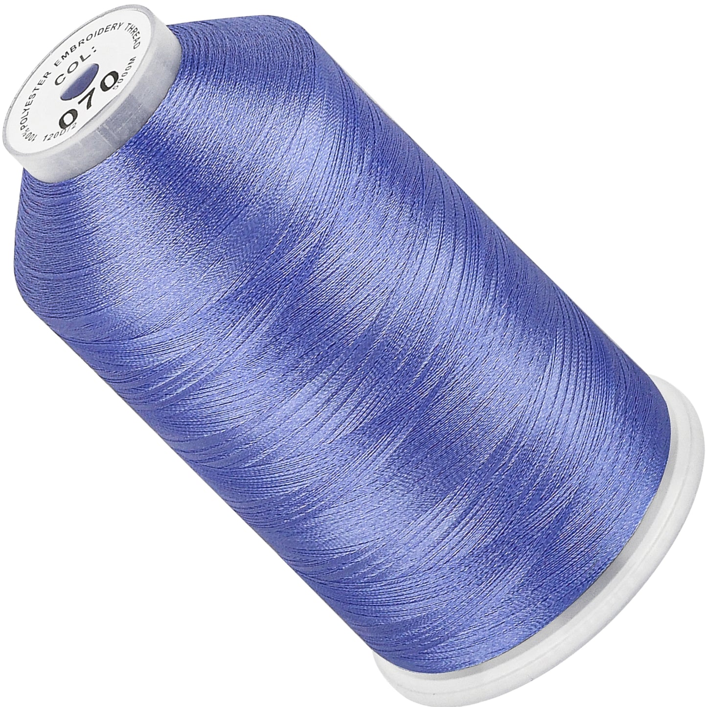 New brothread 100% Polyester with High Sheen Embroidery Thread, 5000M, 40WT(120D/2) 150+ Colors Selected for Commercial Multi Needles and Single Needle Embroidery Machine